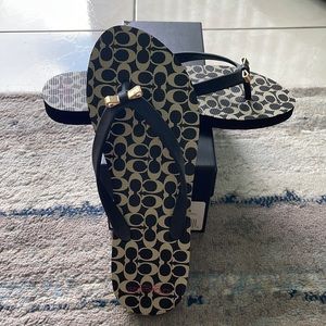 Coach Flip Flops